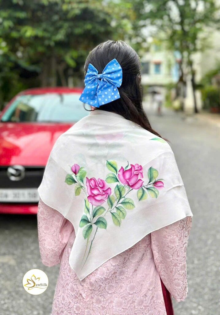 Khăn Lụa Tơ Tằm Cao Cấp