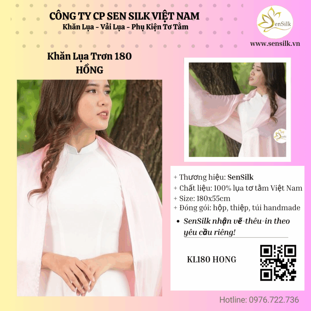 Khăn Lụa Tơ Tằm Cao Cấp | SenSilk