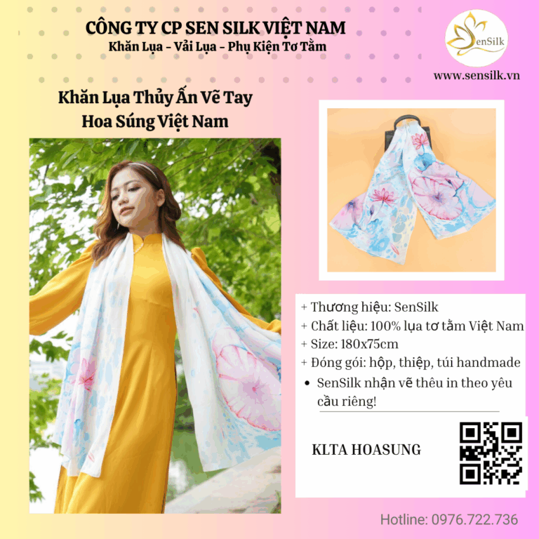 🌟  Lụa Tơ Tằm 100%: Món Quà Văn Hóa Mang Dấu Ấn Việt