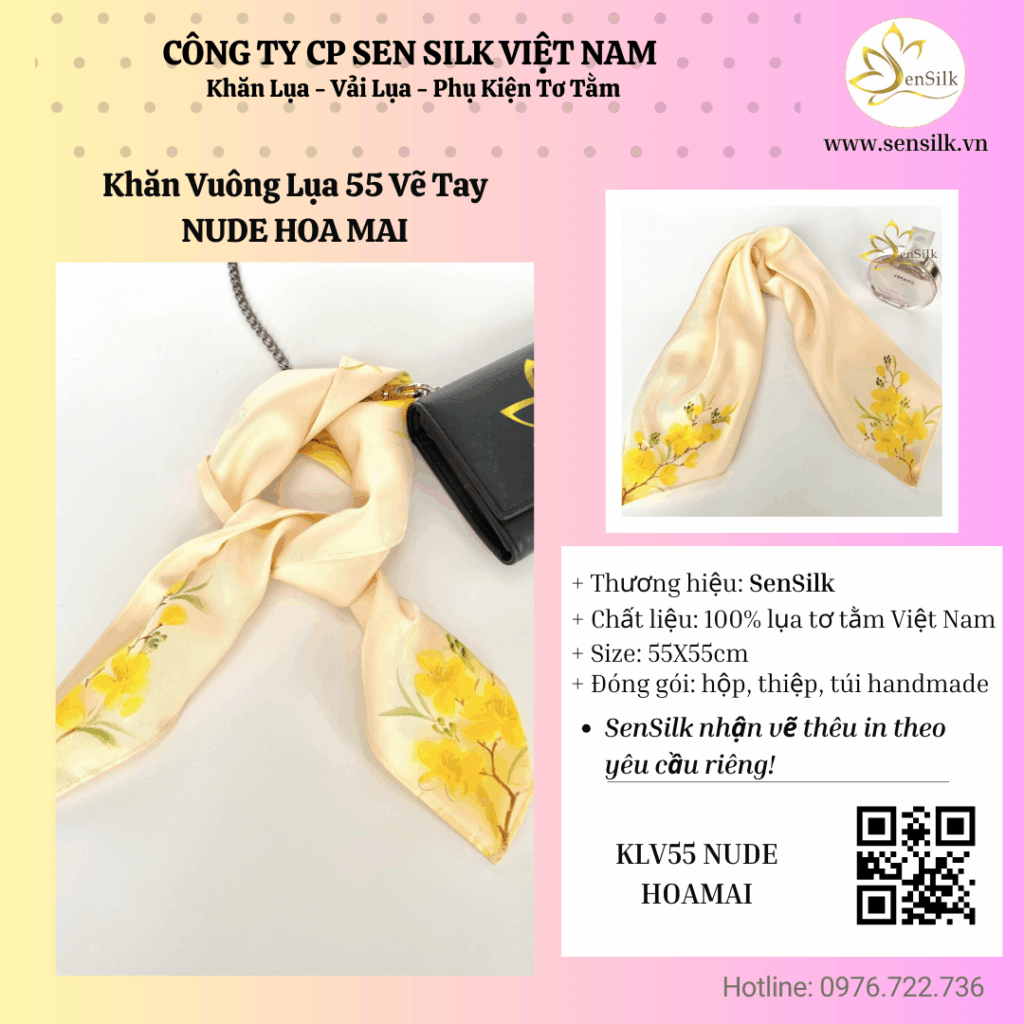 SenSilk | Khăn Lụa Tơ Tằm Cao Cấp