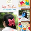 KẸP TÓC LỤA TƠ TẰM SEN SILK CAO CẤP - QUÀ TẶNG PHÁI ĐẸP