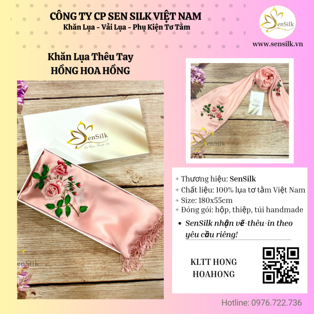 SenSilk | Khăn Lụa Tơ Tằm Cao Cấp