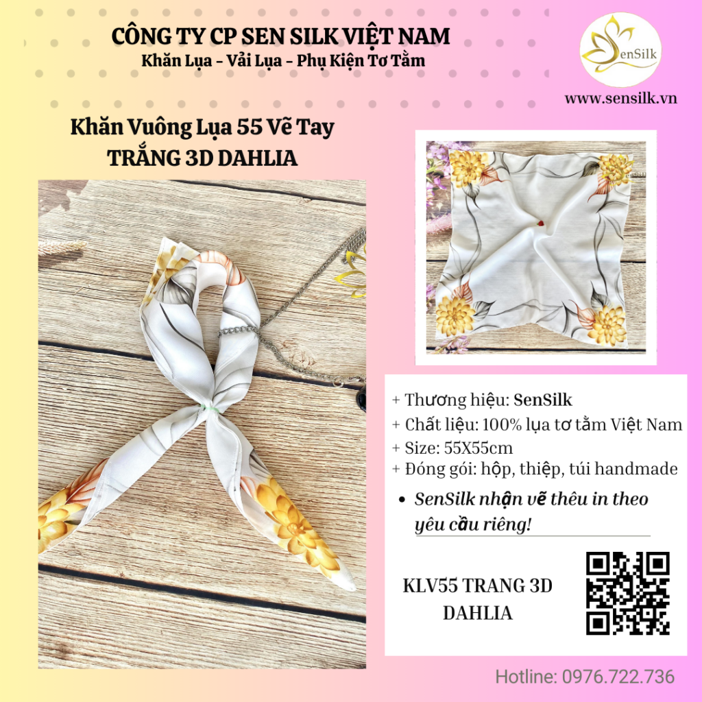 SenSilk | Khăn Lụa Tơ Tằm Cao Cấp