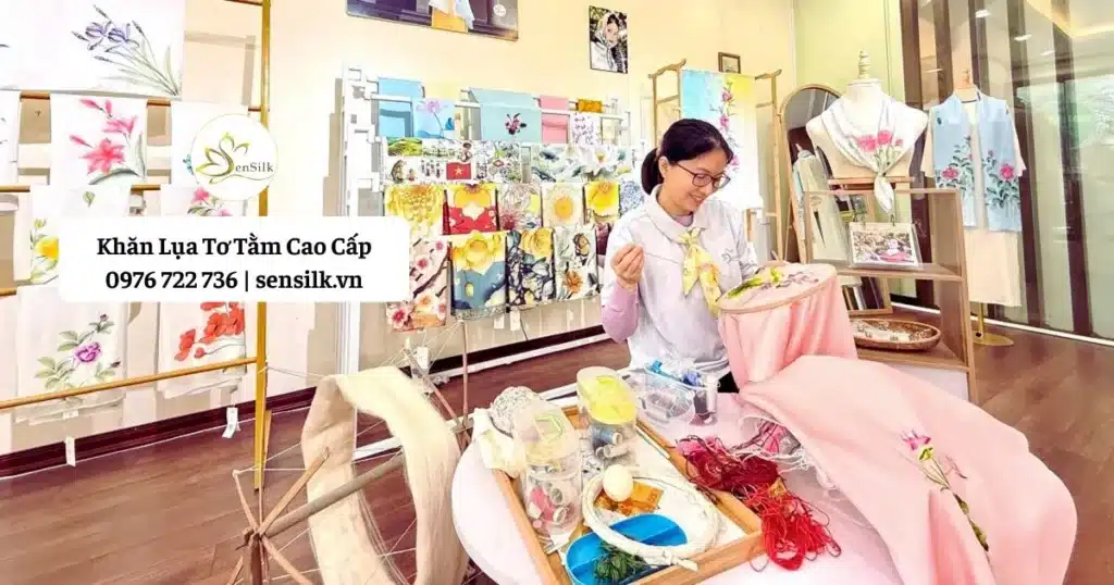 SenSilk | Khăn Lụa Tơ Tằm Cao Cấp