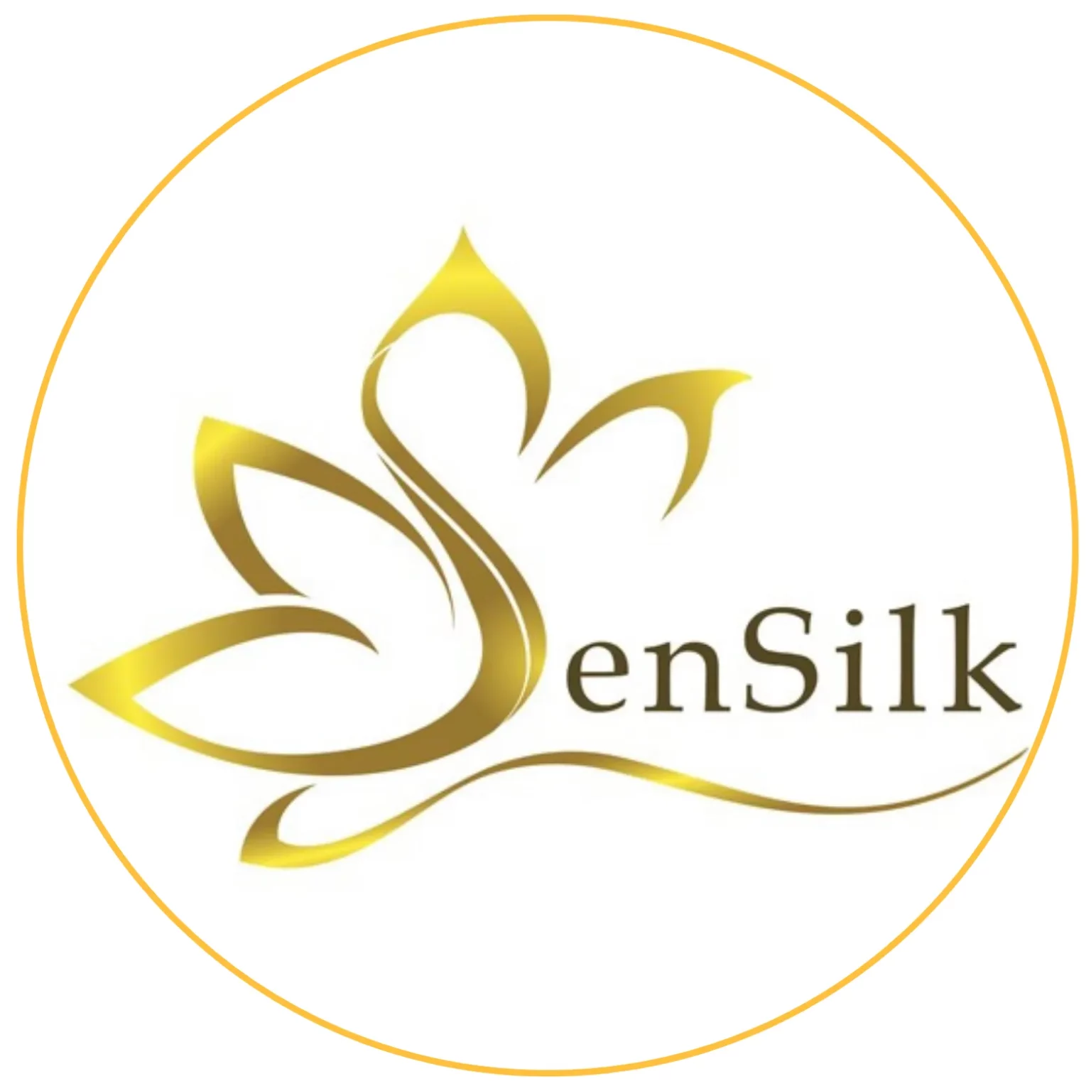 Logo SenSilk – thương hiệu khăn lụa tơ tằm cao cấp