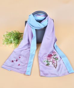 Khăn Thêu Lụa 2 Màu