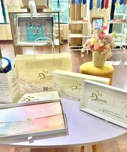 Hộp quà khăn lụa tơ tằm cao cấp SenSilk