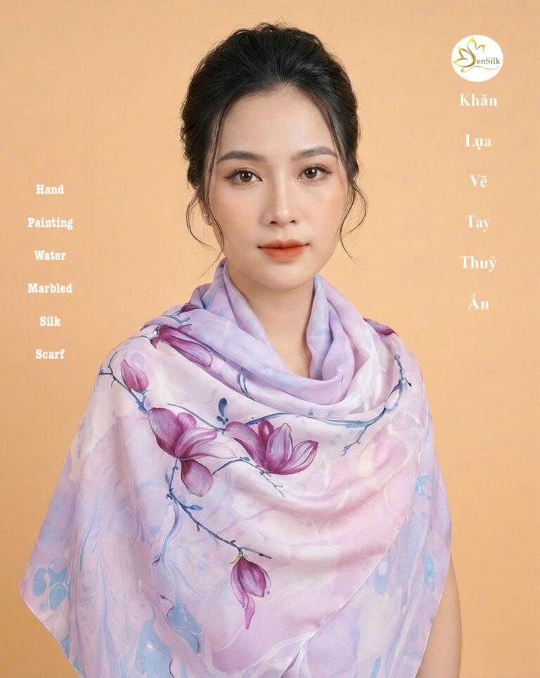 Top Mẫu Khăn Lụa Việt Nam Được Yêu Thích Hiện Nay