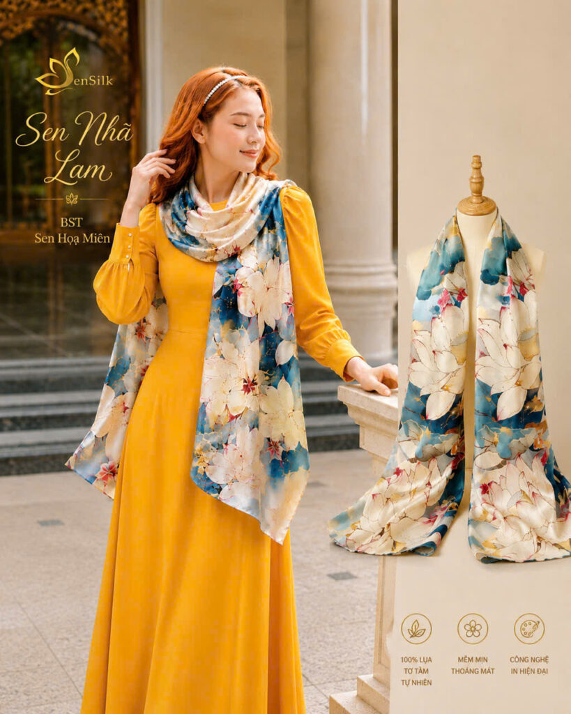 SenSilk | Khăn Lụa Tơ Tằm Cao Cấp