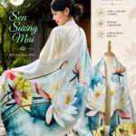Sen Sương Mai – Khăn Choàng Lụa Tơ Tằm In 3D | SenSilk