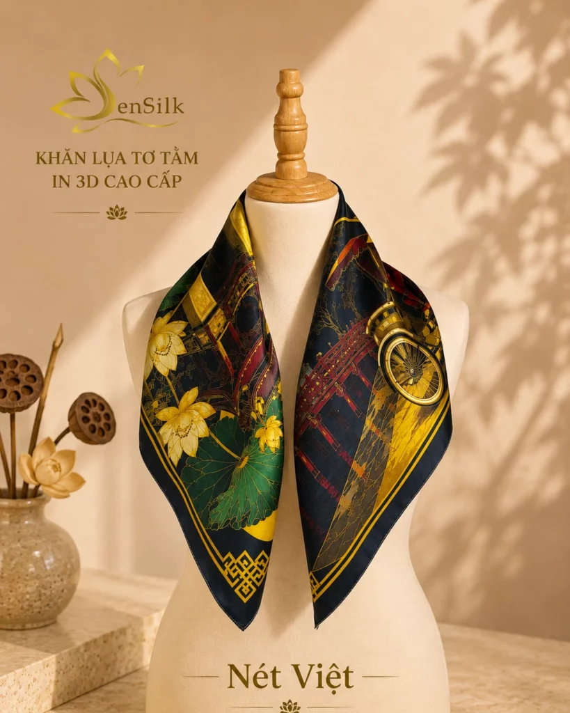 SenSilk | Khăn Lụa Tơ Tằm Cao Cấp