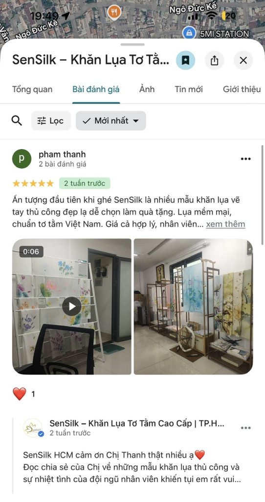 Khách hàng - Feedback Khách Hàng SenSilk
