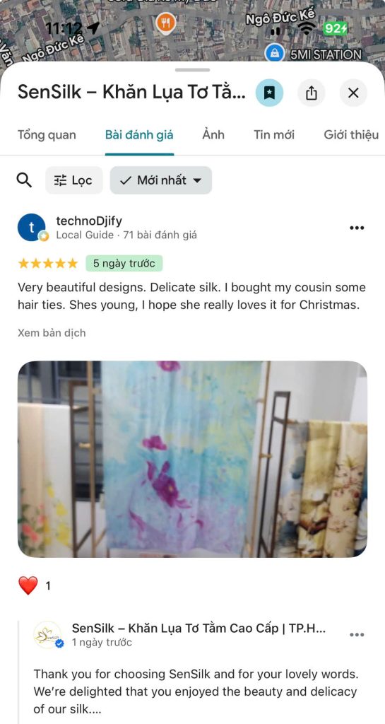 Lê Minh Anh - Feedback Khách Hàng SenSilk