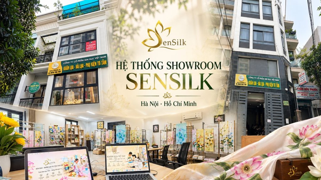 Hệ thống showroom SenSilk tại Hà Nội và TP.HCM